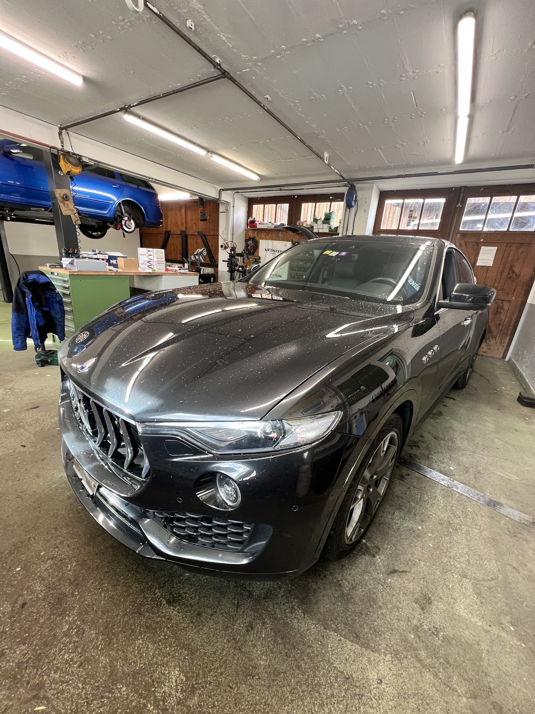 Maserati Levante in der Werkstatt